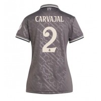 Real Madrid Daniel Carvajal #2 Fotballklær Tredjedrakt Dame 2024-25 Kortermet